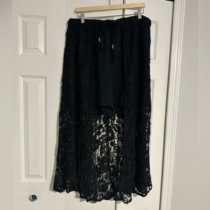 NWT Lane Bryant Shorts with Skirt Overlay